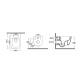Κρεμαστή λεκάνη MIZO 51,5 Rimless 508-361600SC-401 Μαύρη Ματ Κρεμαστή λεκάνη MIZO 51,5 Rimless 508-361600SC-401 Μαύρη Ματ